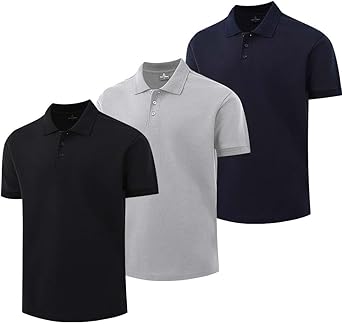 "Pack of 3 Premium Quality Polo T-Shirts for Men"