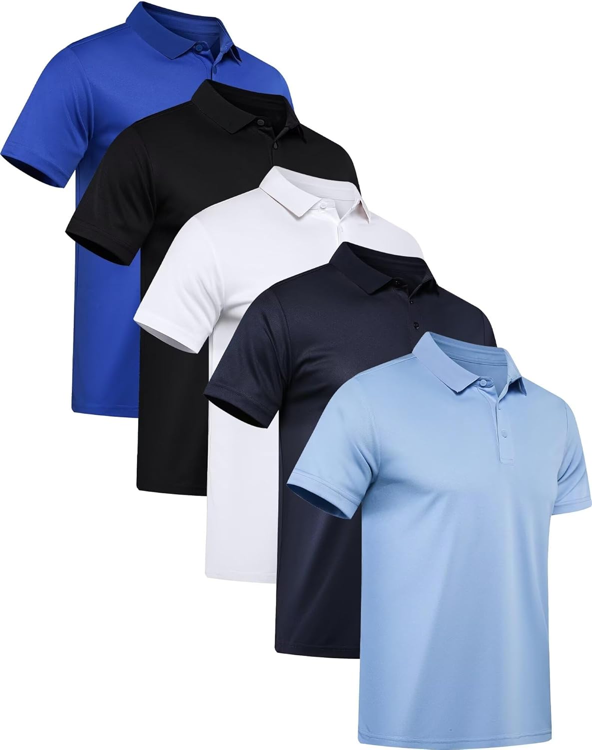 "Pack of 3 Premium Quality Polo T-Shirts for Men"