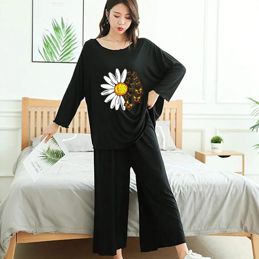 "Plazo Lounge Wear —soft Jersey , Ultra Comfortable & Stylish!"