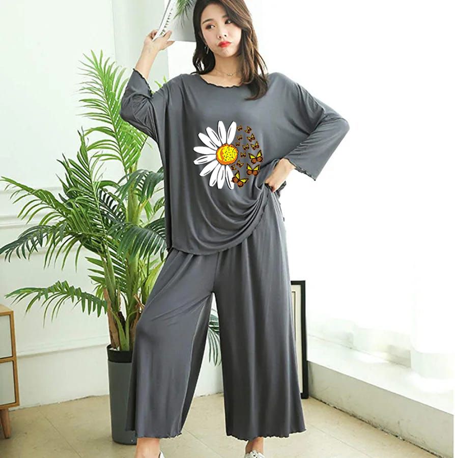 "Plazo Lounge Wear —soft Jersey , Ultra Comfortable & Stylish!"