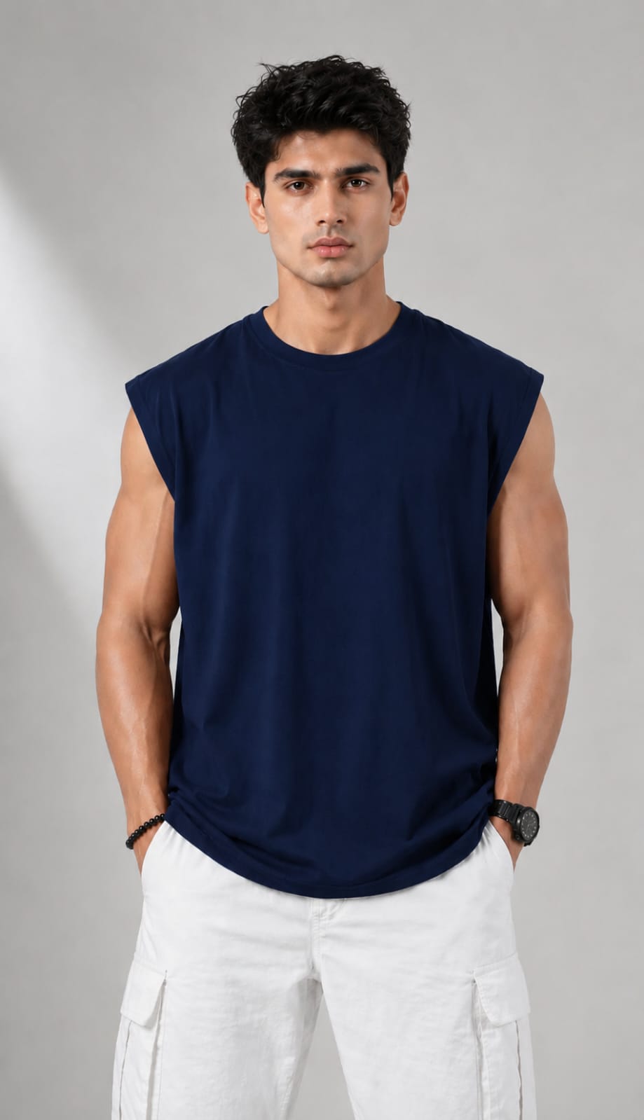 Men’s Premium  Sleeveless Tank Top