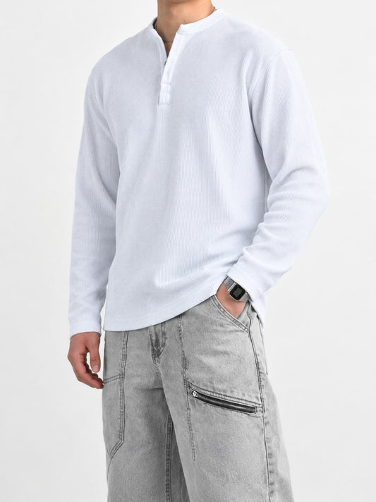 Premium Henley T-Shirt — Stylish Look, Comfortable Fit