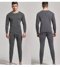 Unisex thermal inner suit for comfort with microfibers stretchy comfortable